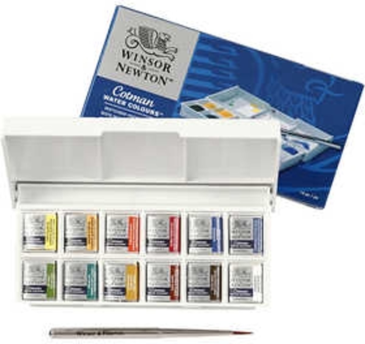 Aquarelverf Set, diverse kleuren, 1set [HOB-34401]